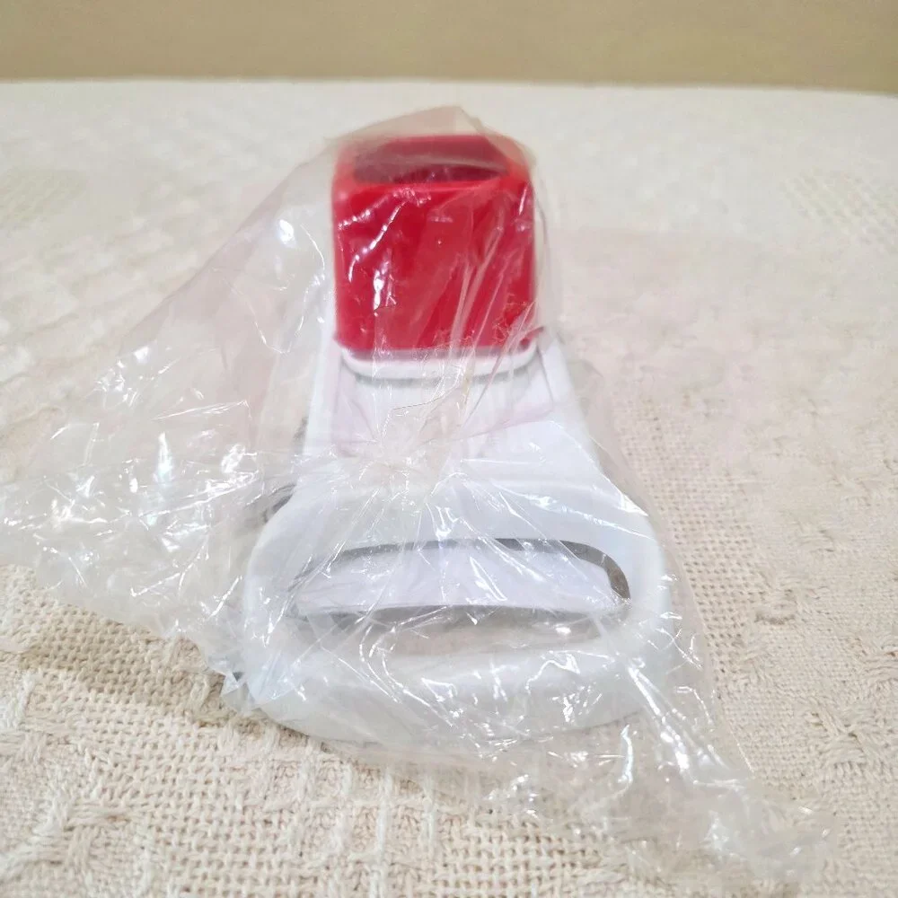 Mandolin Travel Tupperware Red Mini Mando Compact Food Slicer Non-Electric NIP